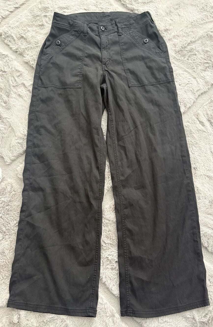 American Eagle Women's Stretch  Wide-Leg Pants Size 8